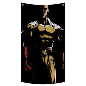 Saitama Intense Power Stance Tapestry