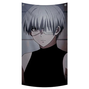 Kaneki Ken Dark Aesthetic Tapestry