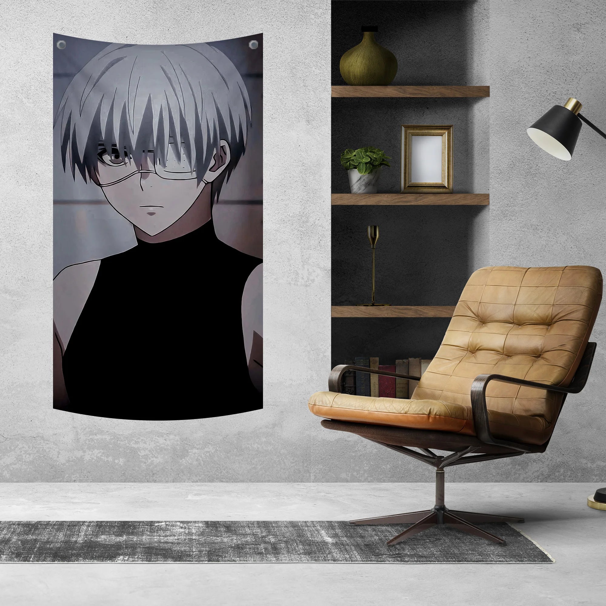 Kaneki Ken Dark Aesthetic Tapestry