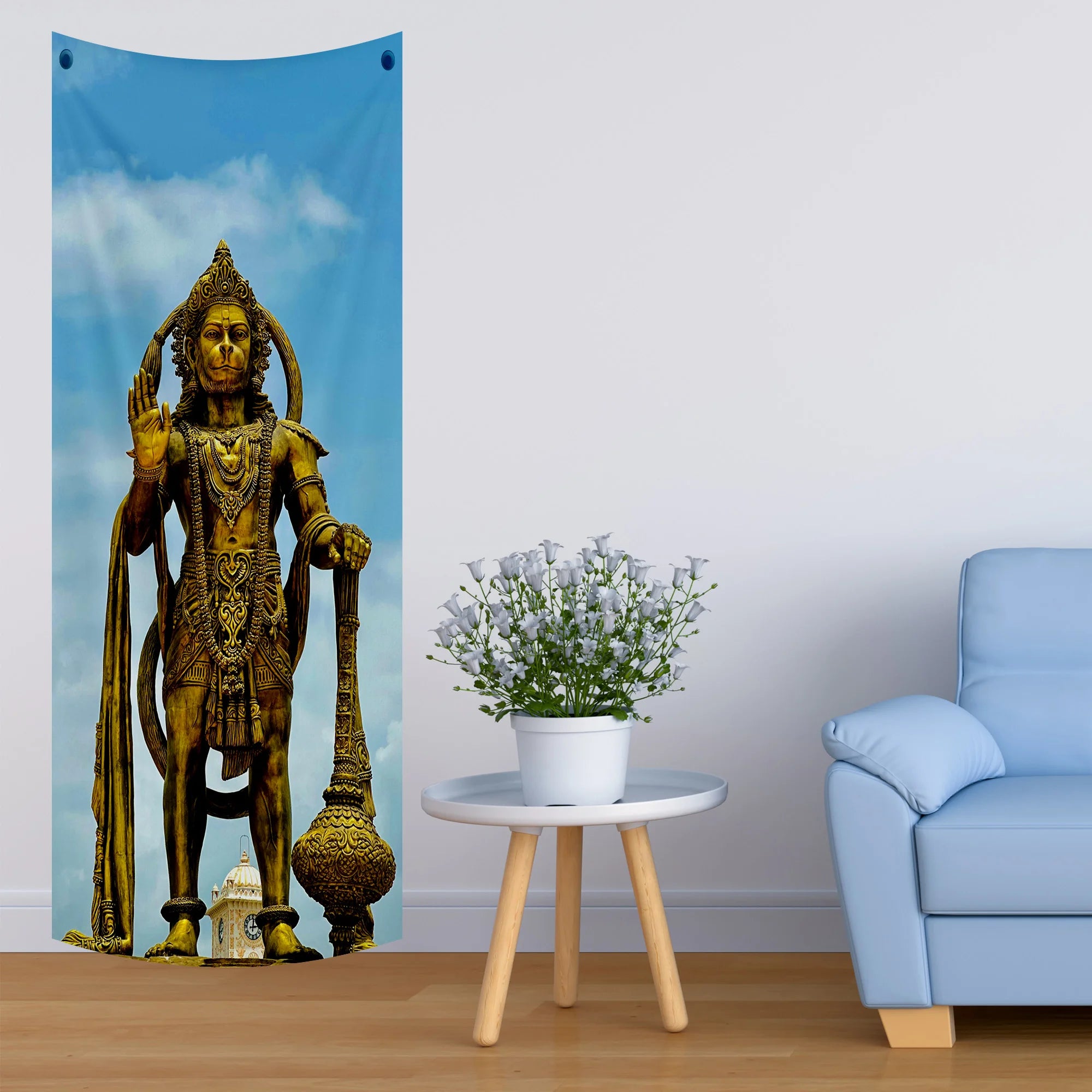 Sarangpur Hanuman ji Divine Power Tapestry