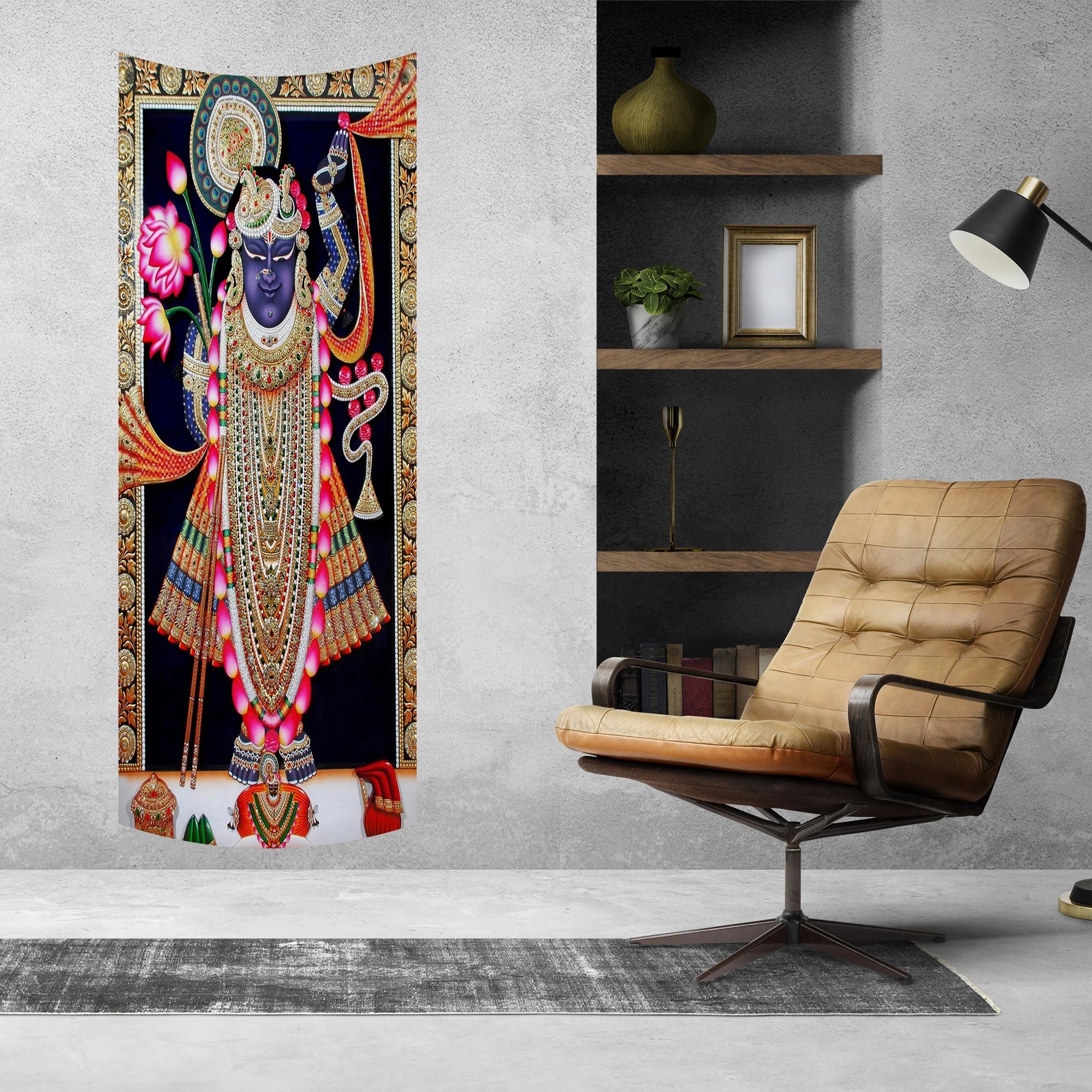 Shrinathji Devotional Tapestry