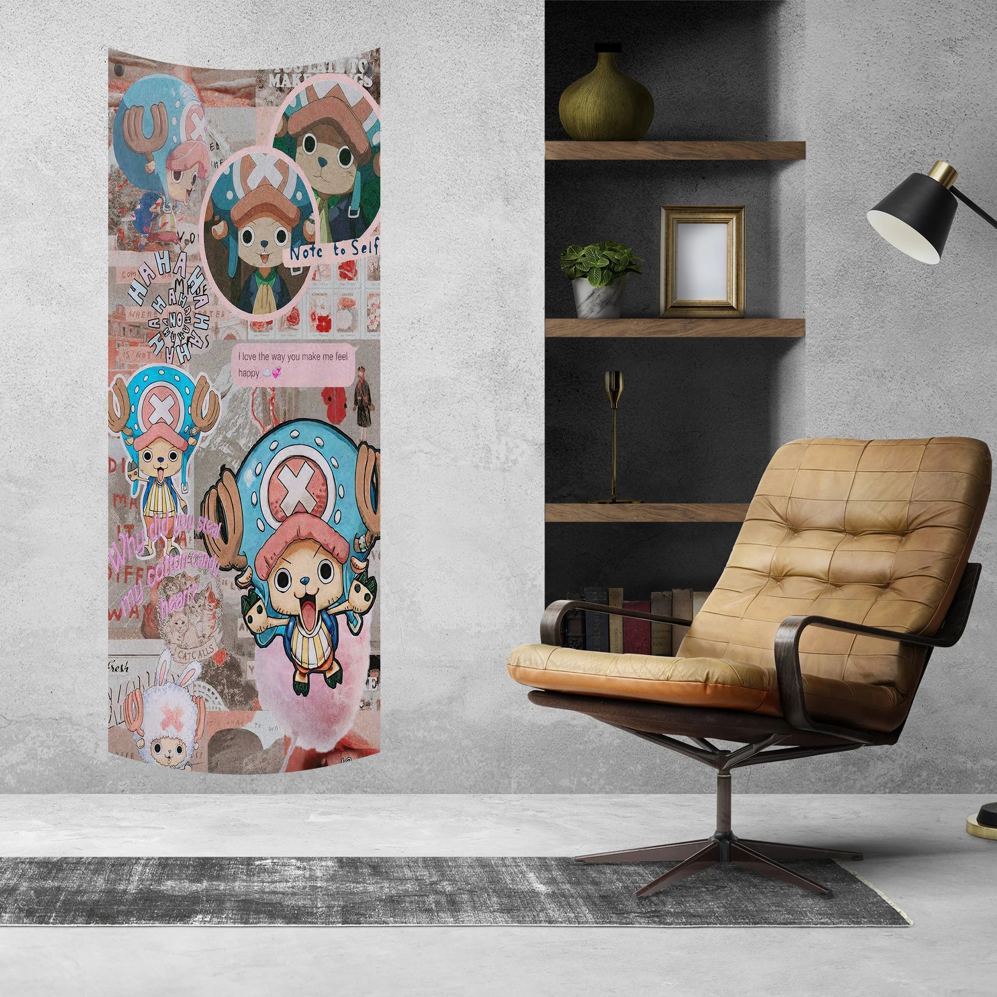 Cute Chopper One Piece Aesthetic Tapestry