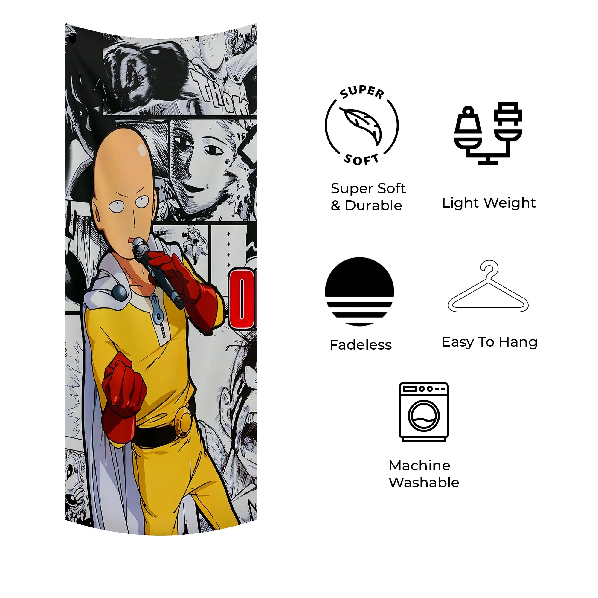 Saitama Singing Meme Tapestry