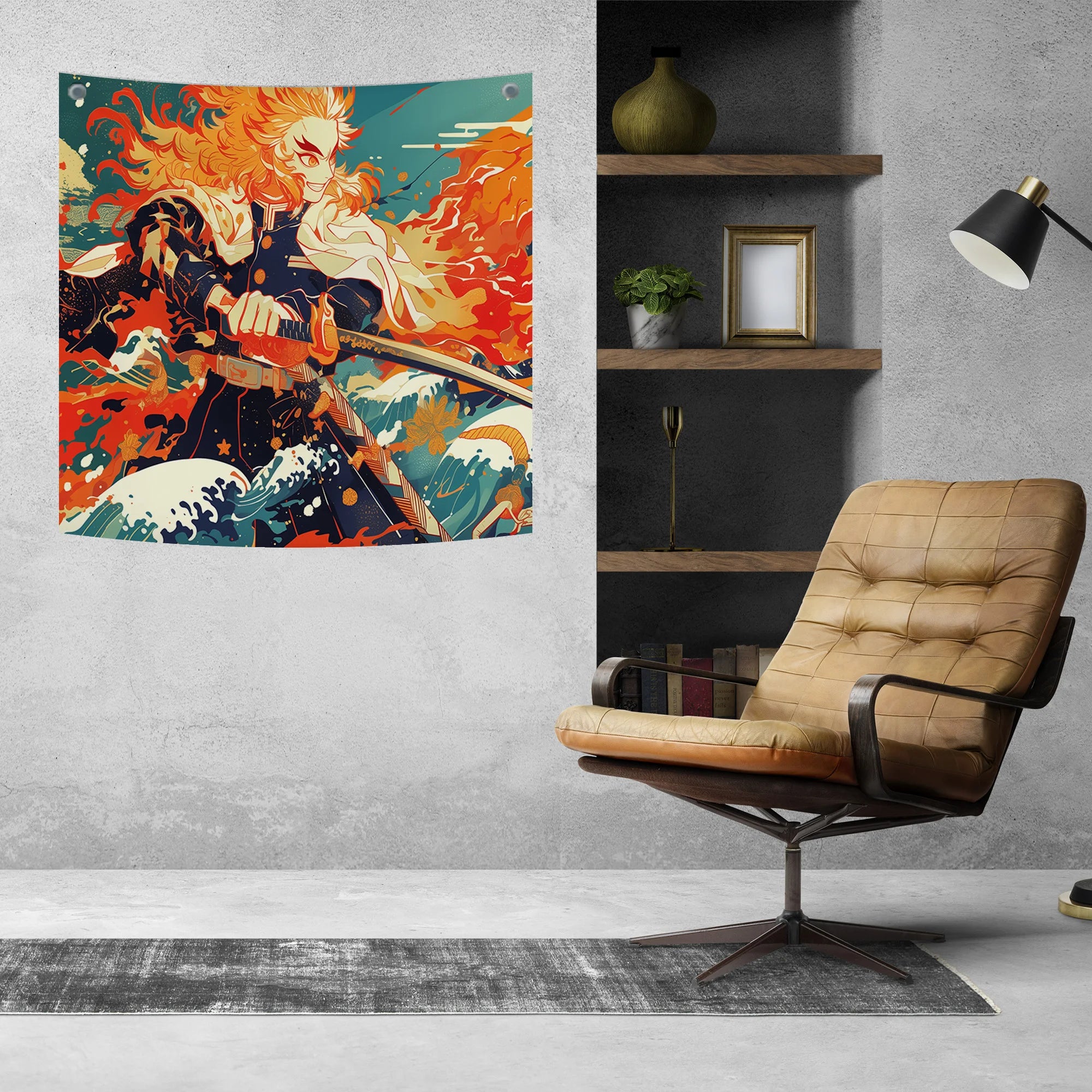 Rengoku Flame Hashira Tapestry