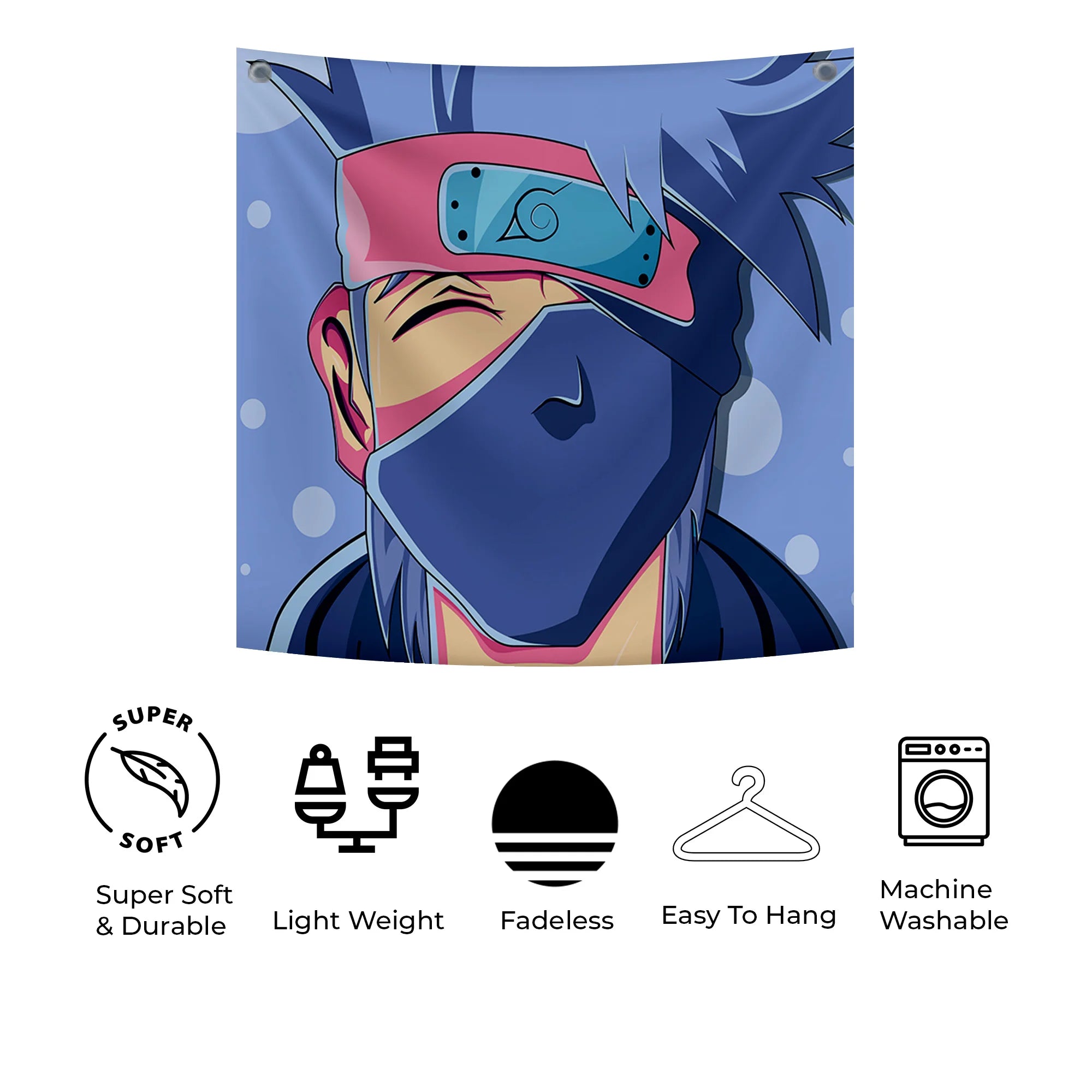 Kakashi Sensei Minimalist Tapestry