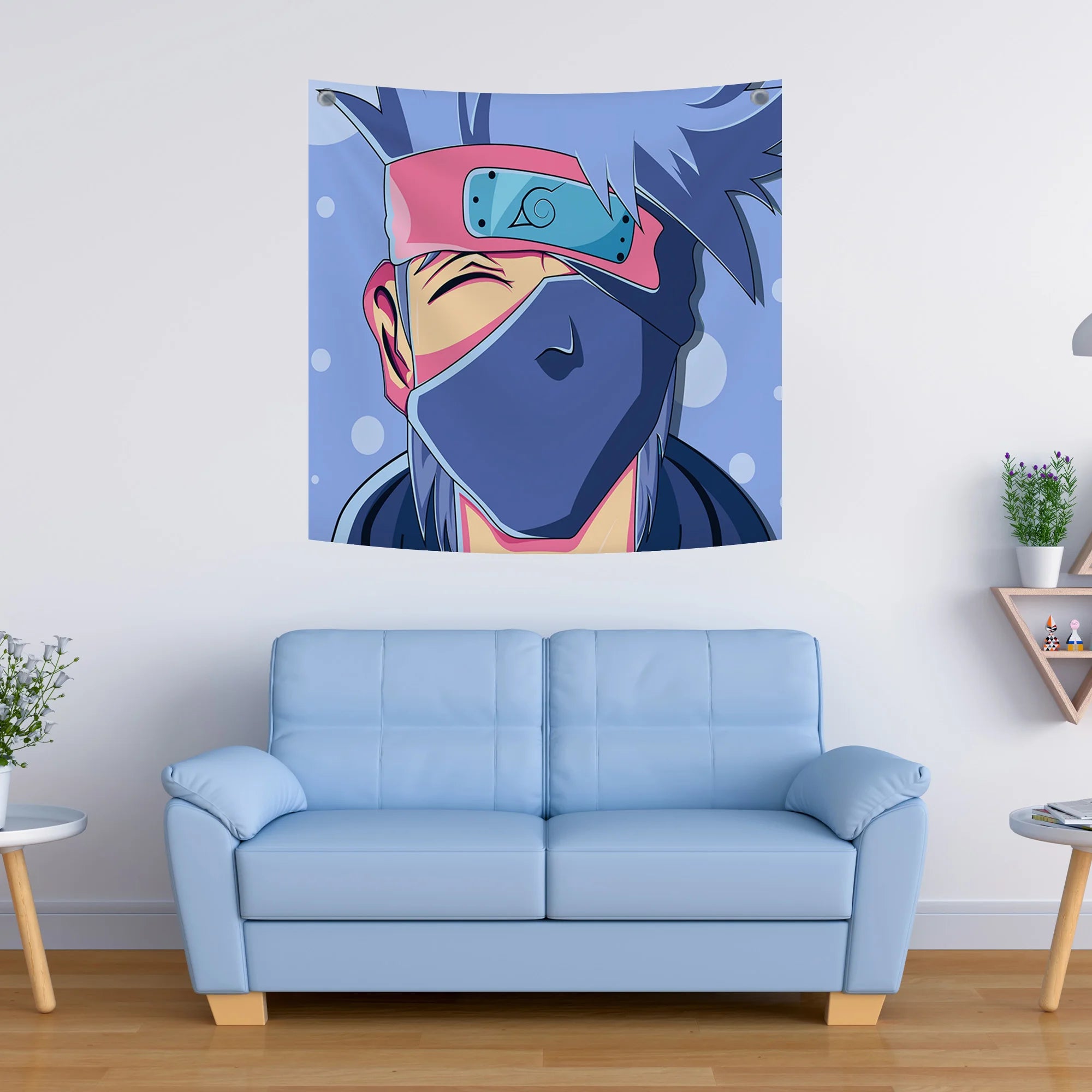 Kakashi Sensei Minimalist Tapestry