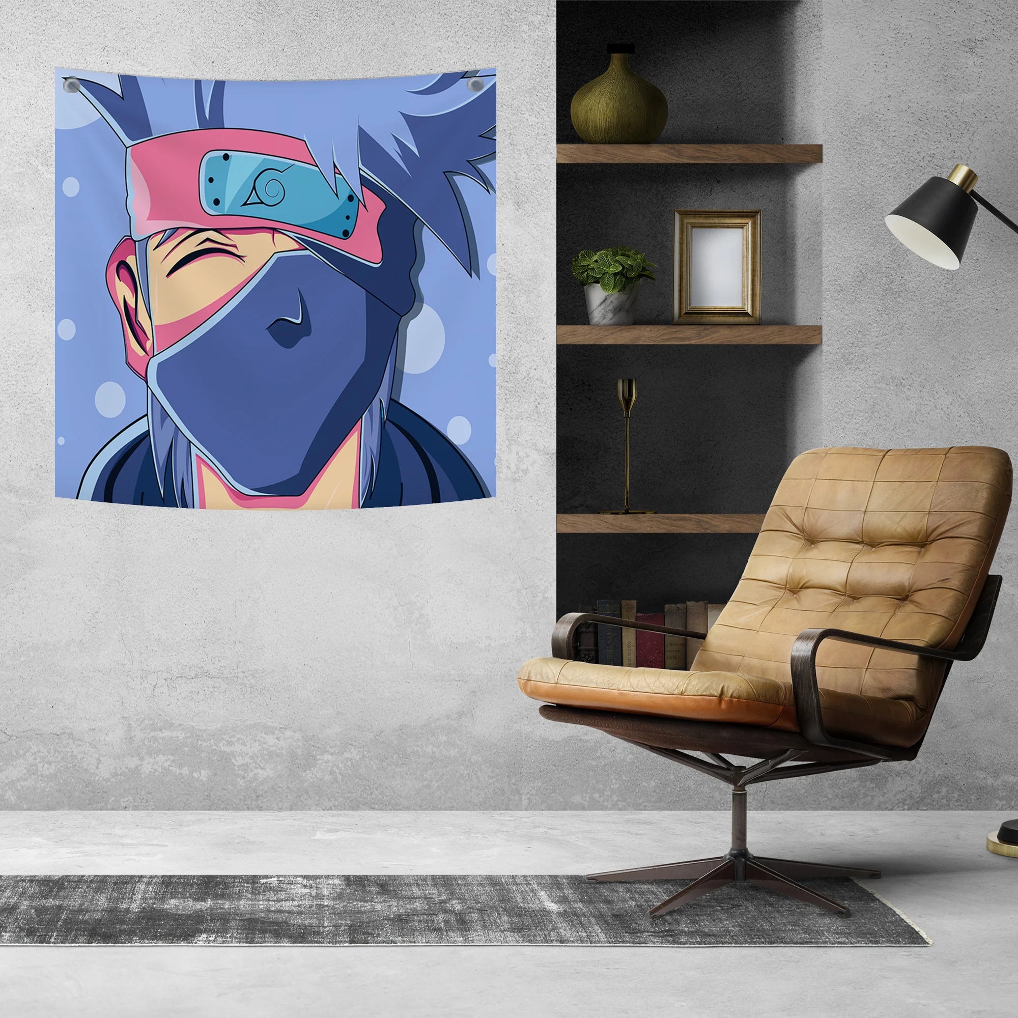 Kakashi Sensei Minimalist Tapestry