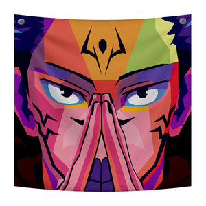 Sukuna Cursed Energy Tapestry