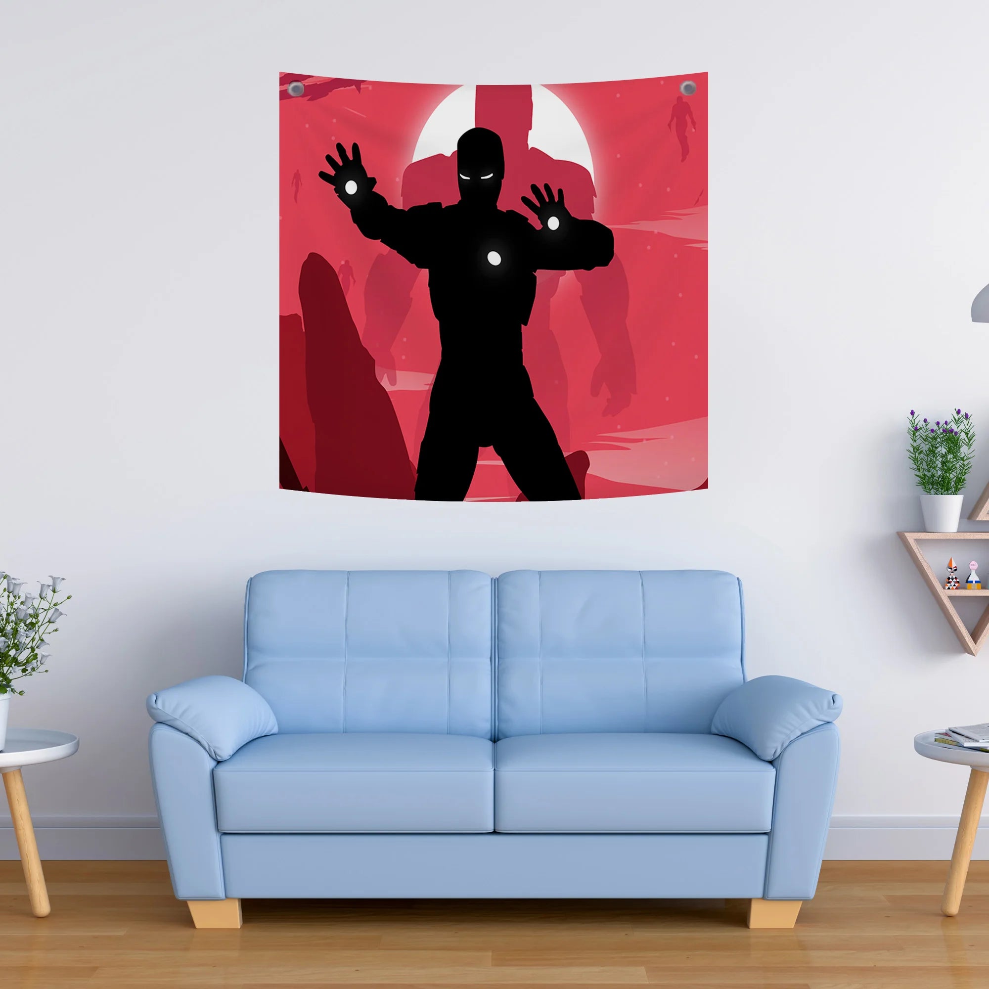 Iron Man Minimalist Tapestry