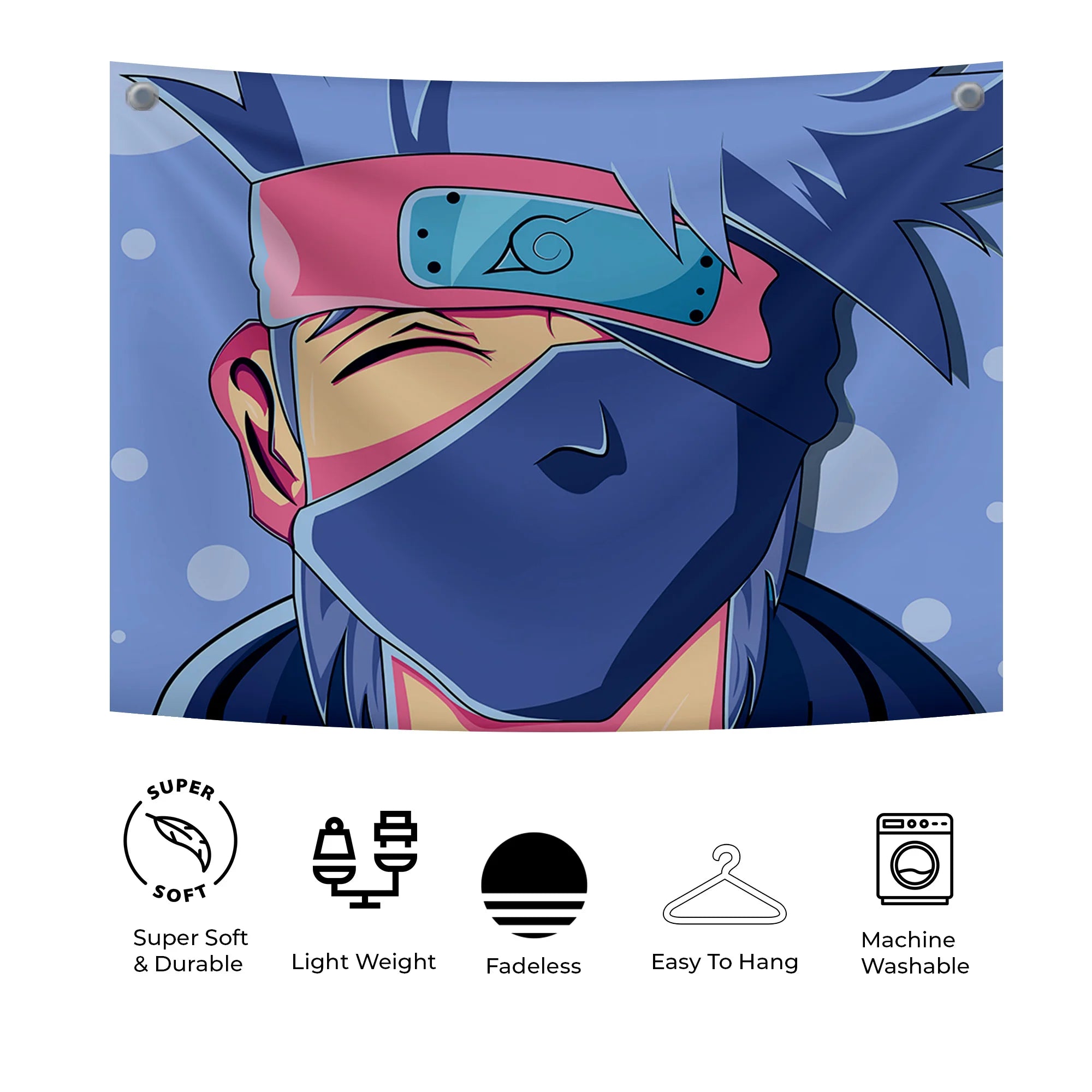 Kakashi Sensei Minimalist Tapestry