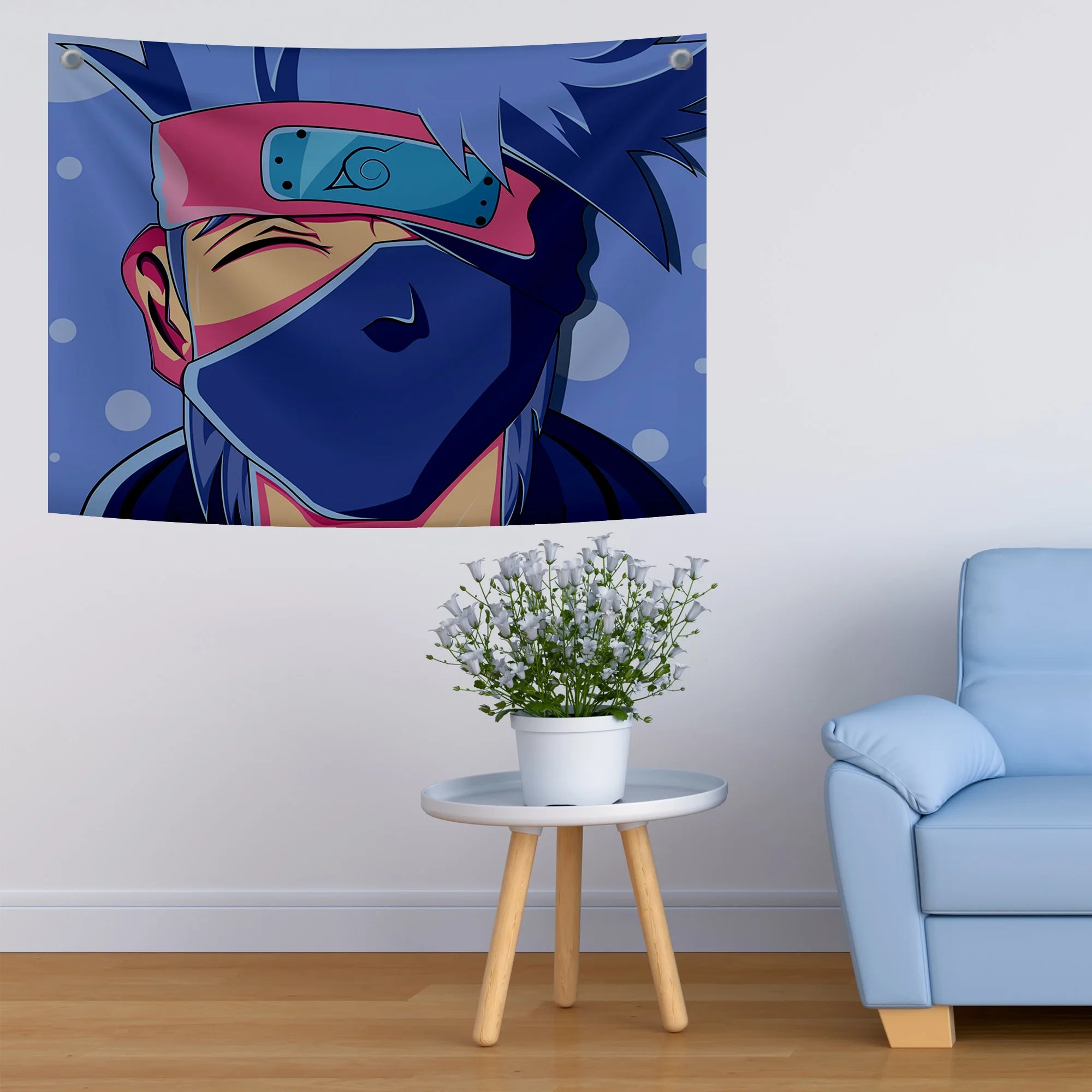 Kakashi Sensei Minimalist Tapestry