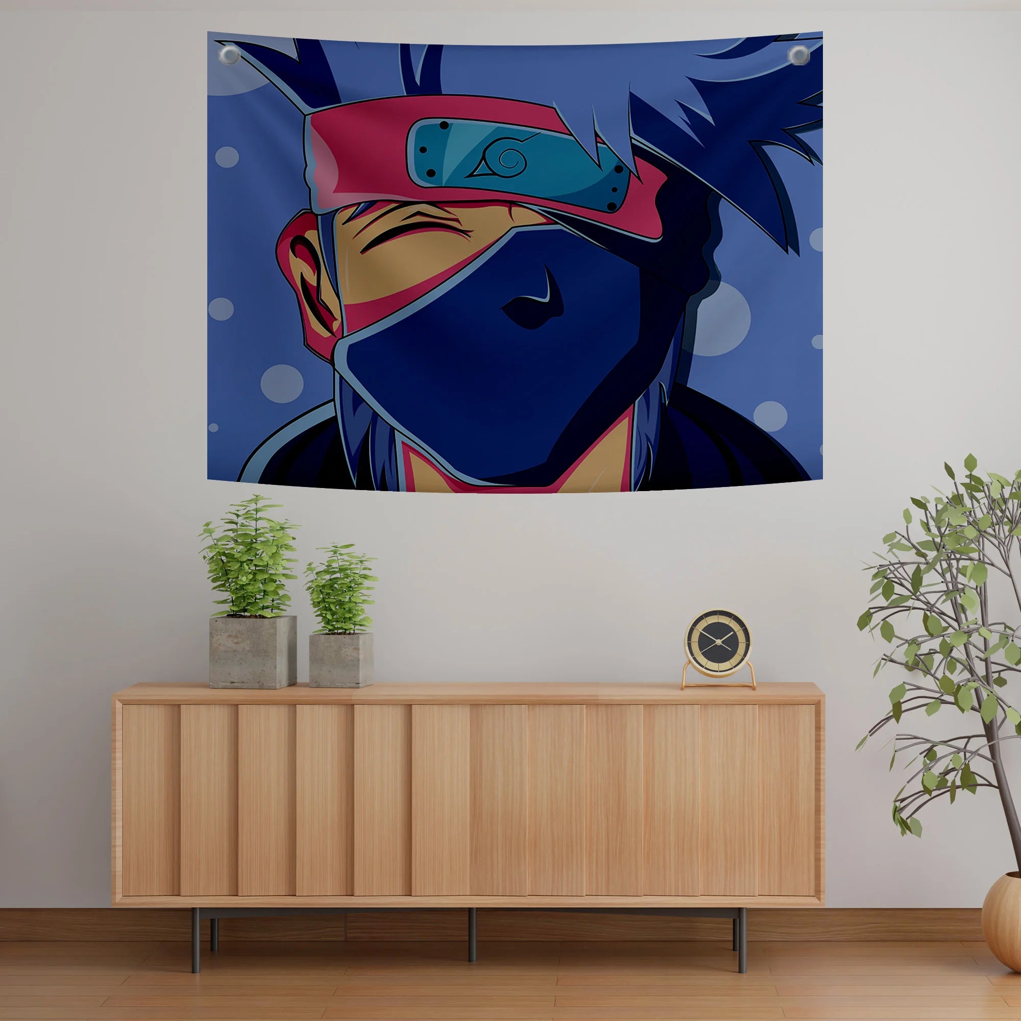 Kakashi Sensei Minimalist Tapestry