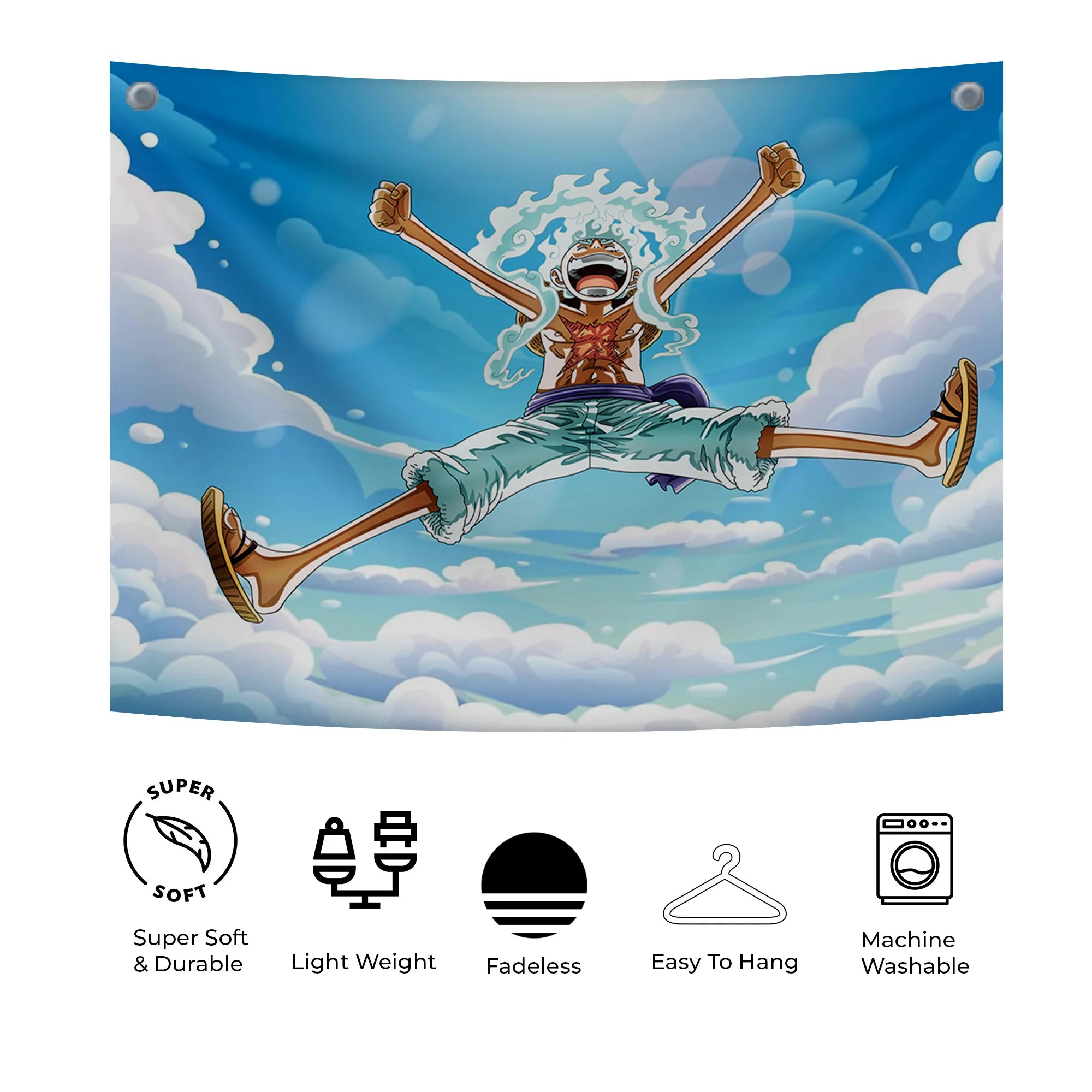 Joyful Gear 5 Luffy Tapestry