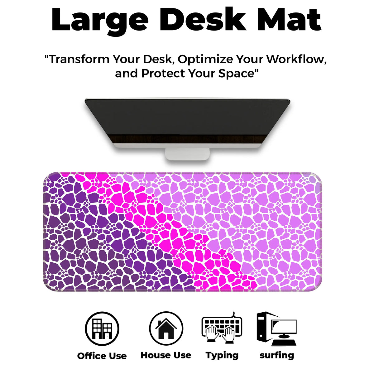 Marble Design Desk Mat