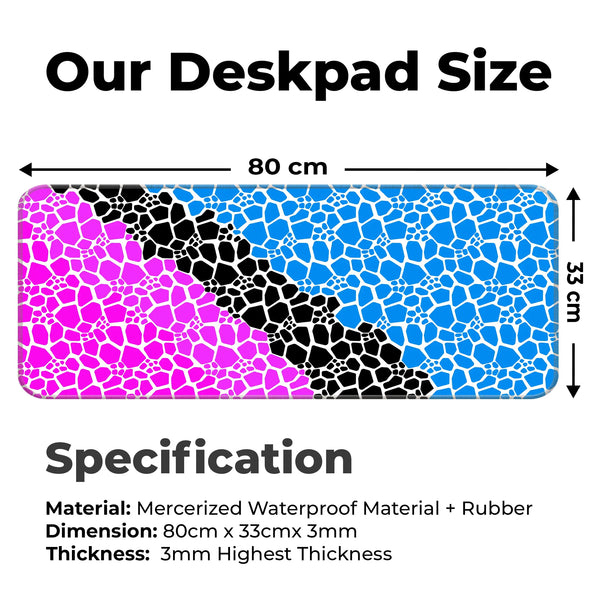 Marble Design Desk Mat