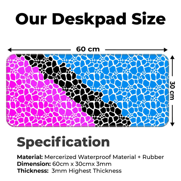 Marble Design Desk Mat