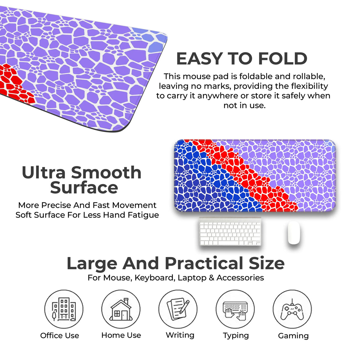 Marble Design Desk Mat