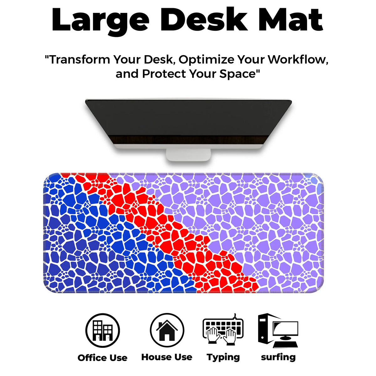 Marble Design Desk Mat