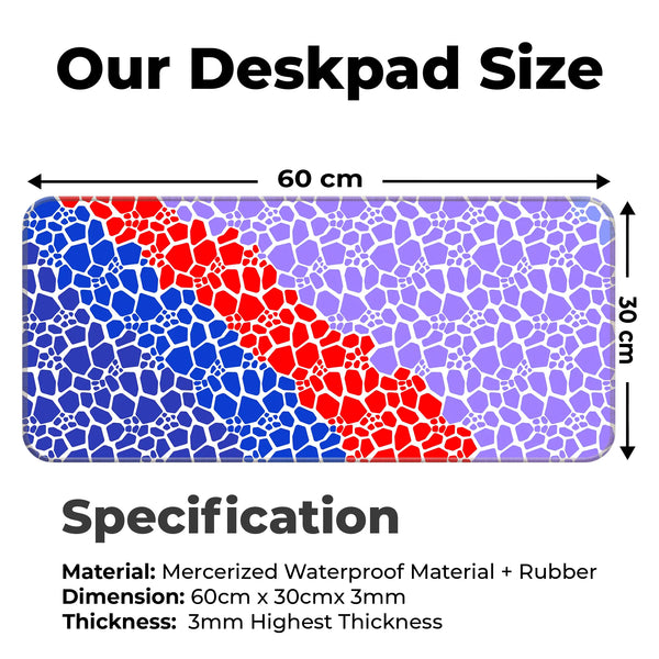 Marble Design Desk Mat