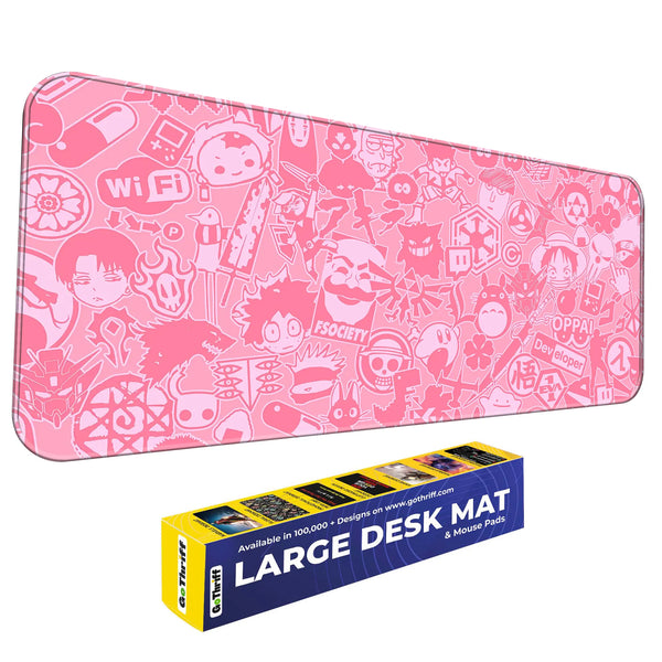 Anime Sticker Collage Deskmat