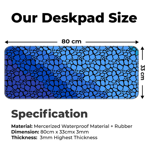 Marble Design Desk Mat