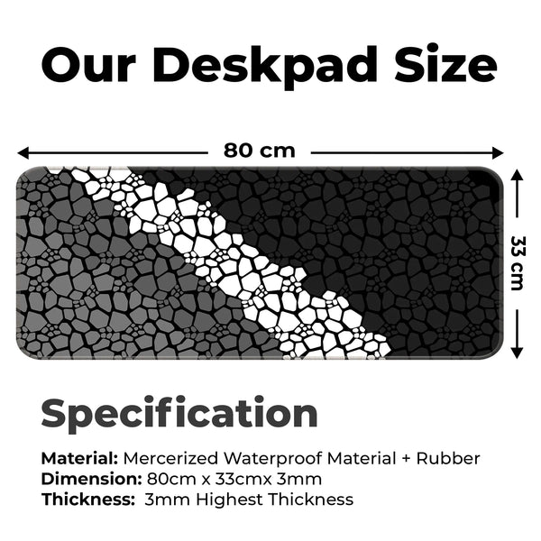 Marble Design Desk Mat