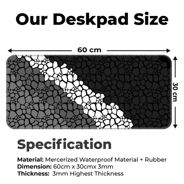 Marble Design Desk Mat