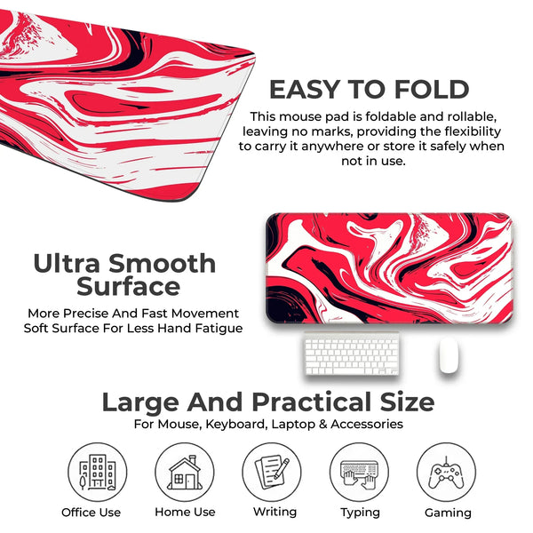 Marble theme Design Desk Mat