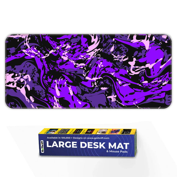 Marble theme Design Desk Mat