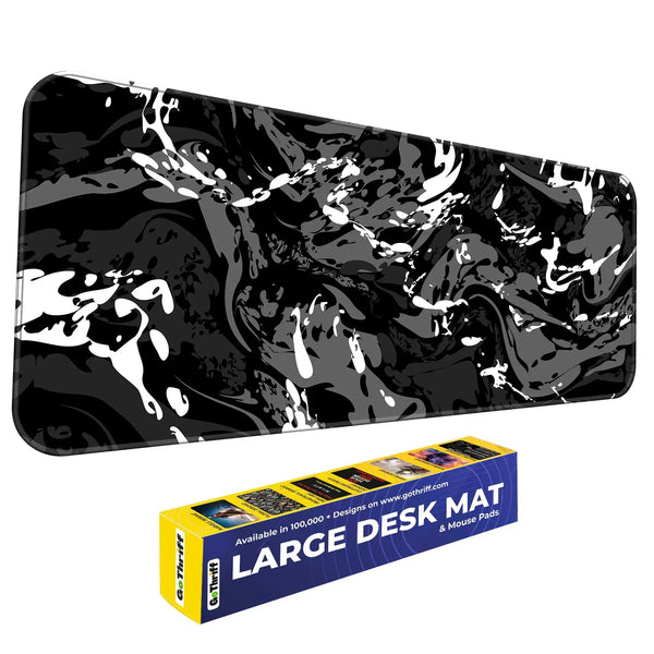 Marble theme Design Desk Mat