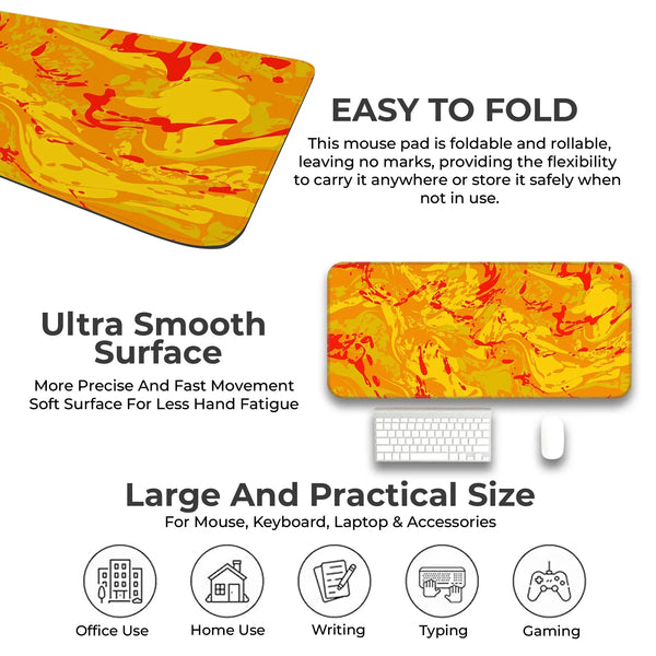 Marble theme Design Desk Mat