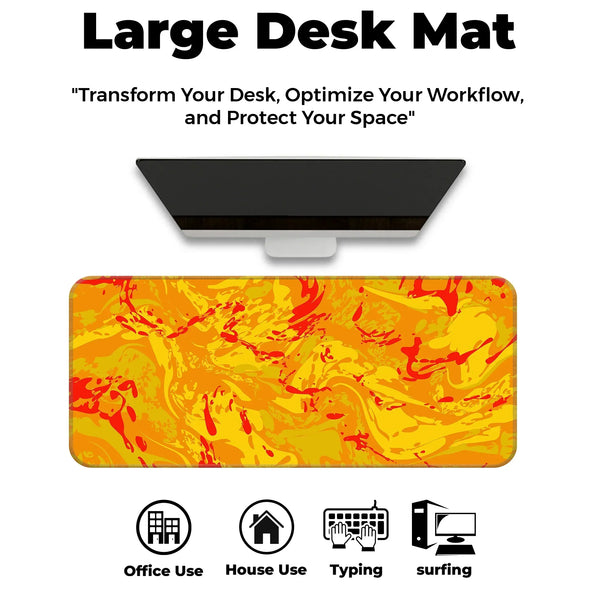 Marble theme Design Desk Mat