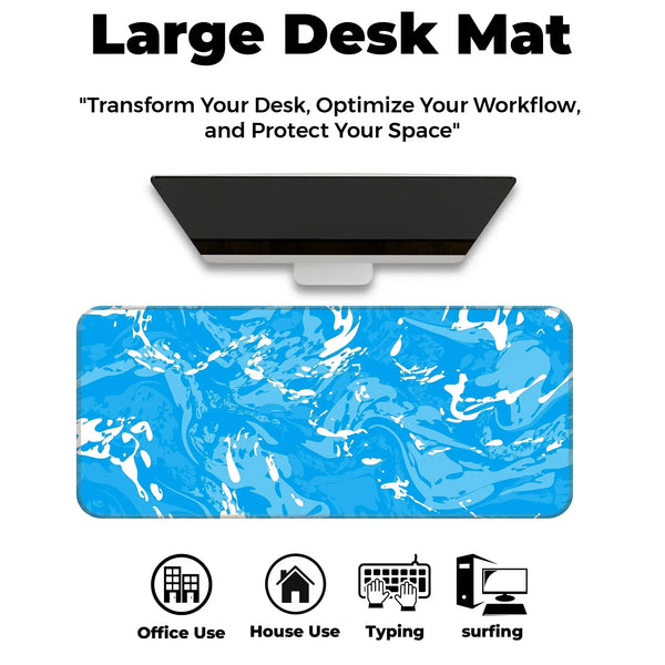 Marble theme Design Desk Mat