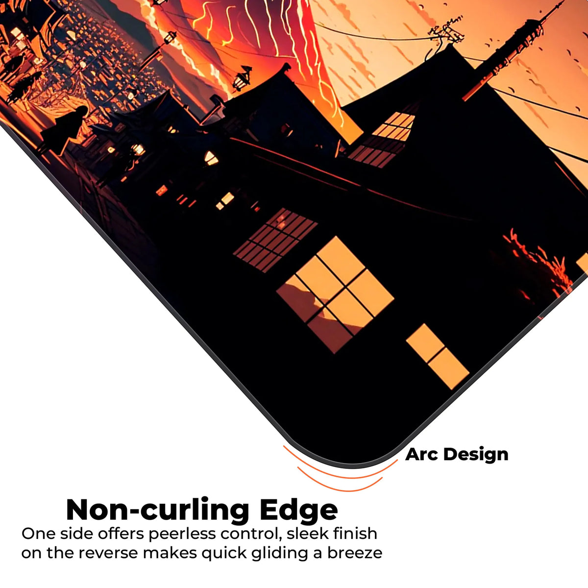 Mt. Fuji Sunset Street View Deskmat