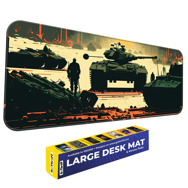 Battle Tank Warzone Deskmat