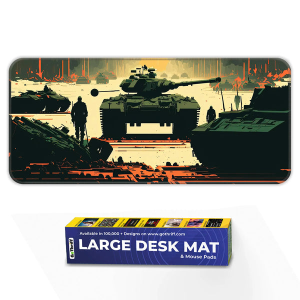 Battle Tank Warzone Deskmat