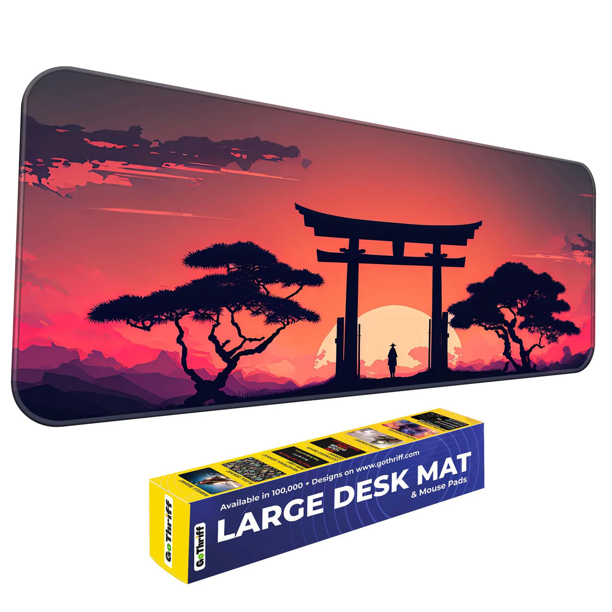 Samurai Torii Gate Deskmat