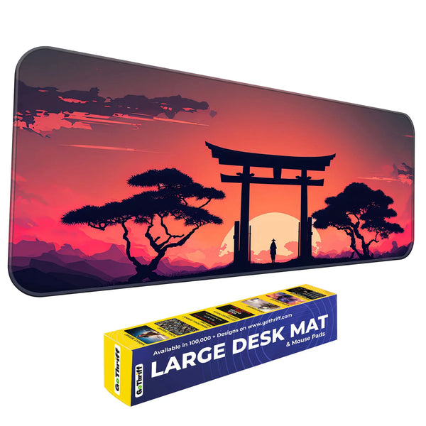 Samurai Torii Gate Deskmat