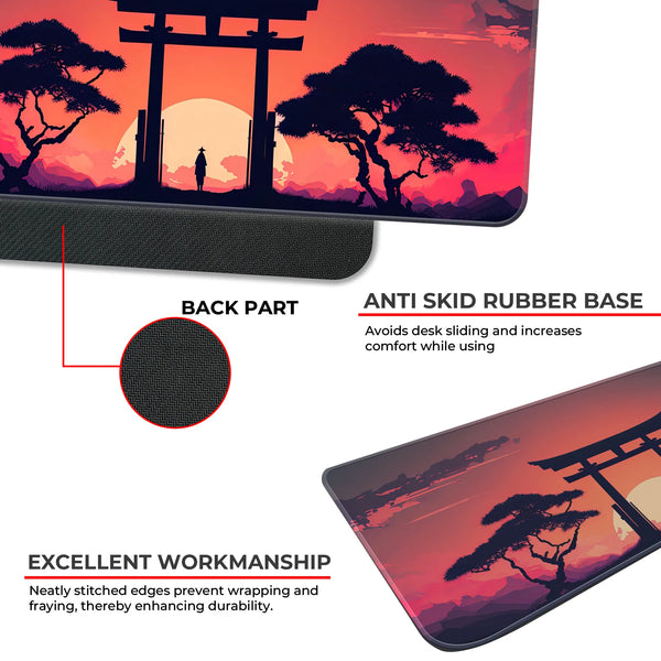 Samurai Torii Gate Deskmat