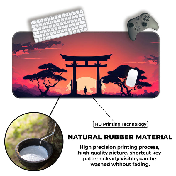 Samurai Torii Gate Deskmat