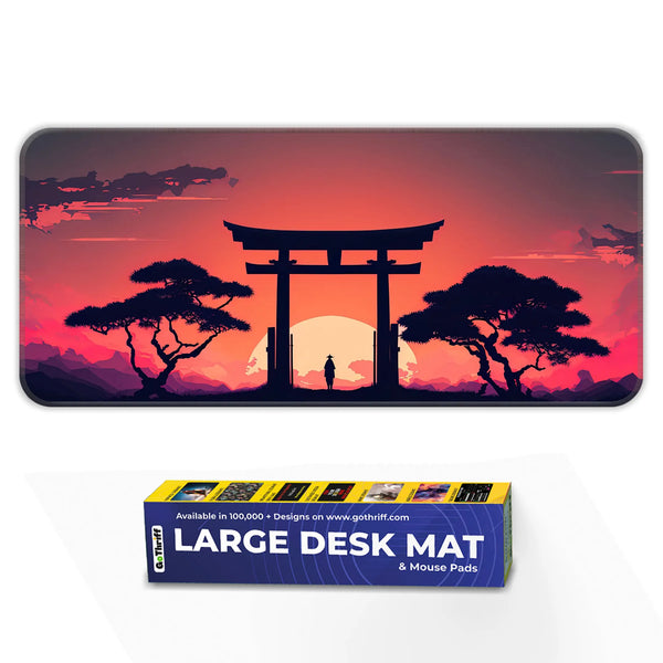 Samurai Torii Gate Deskmat