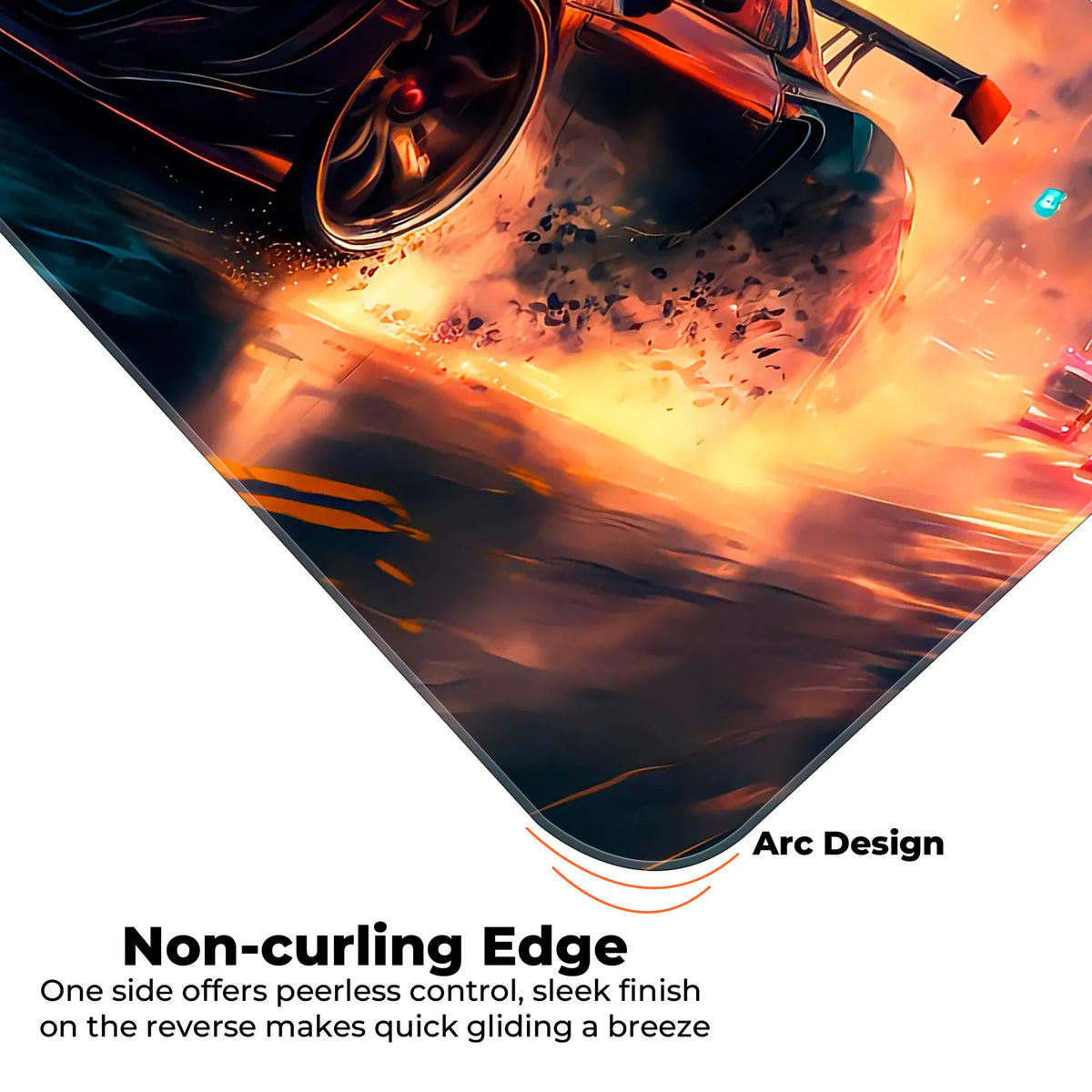 Night Drive Muscle Car Deskmat