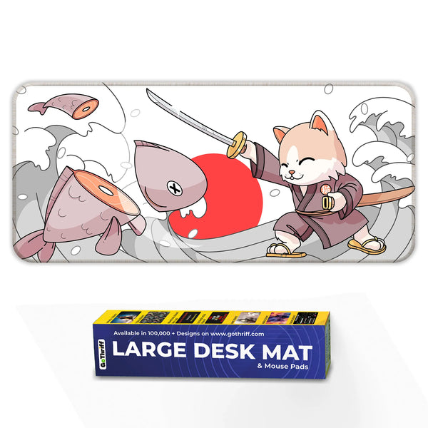 Japanese Cat Deskmat
