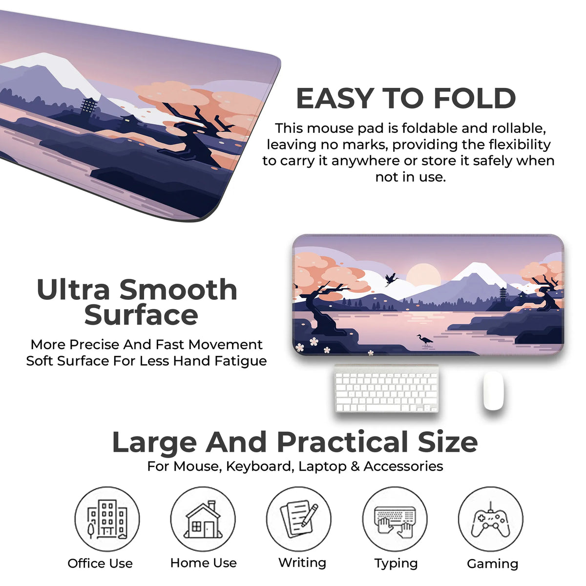 Zen Japan Lakeview Deskmat