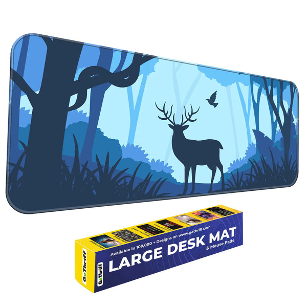Moonlit Deer Deskmat