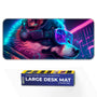 Cyberpunk Husky Deskmat
