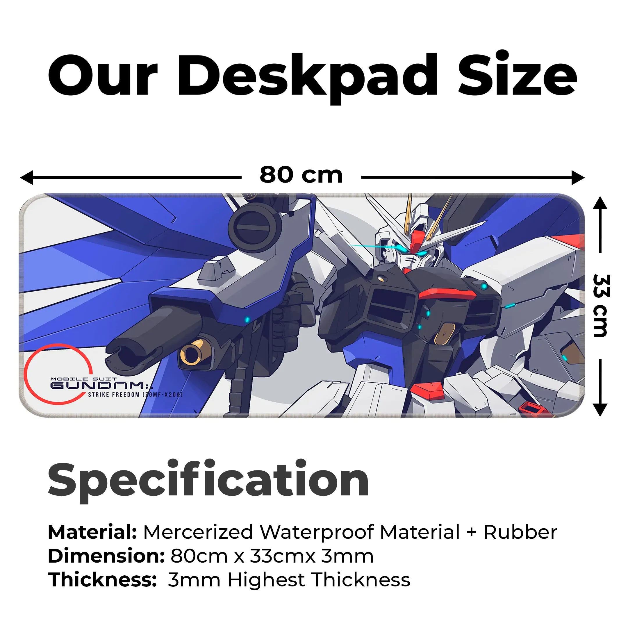 Gundam Strike Freedom Deskmat
