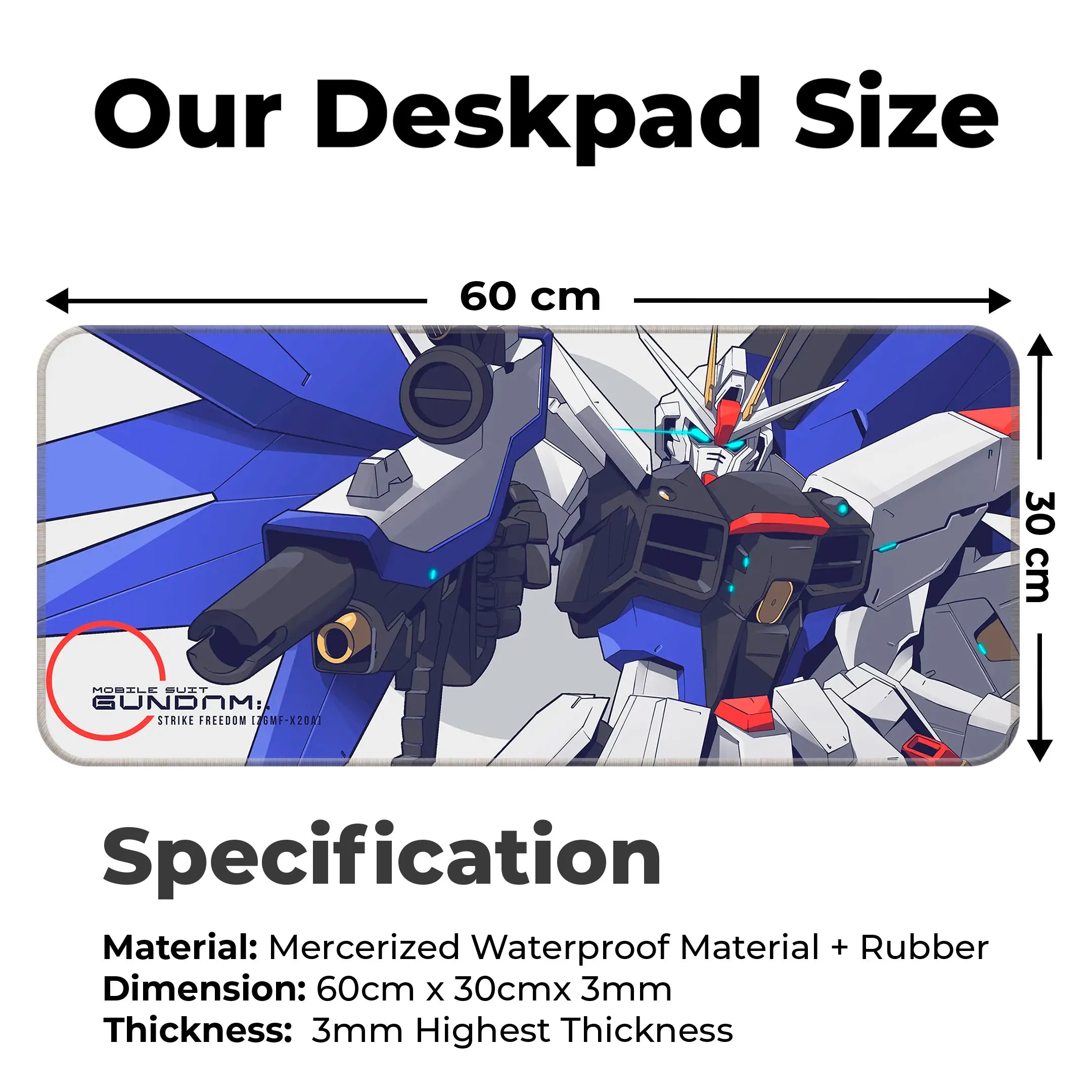 Gundam Strike Freedom Deskmat