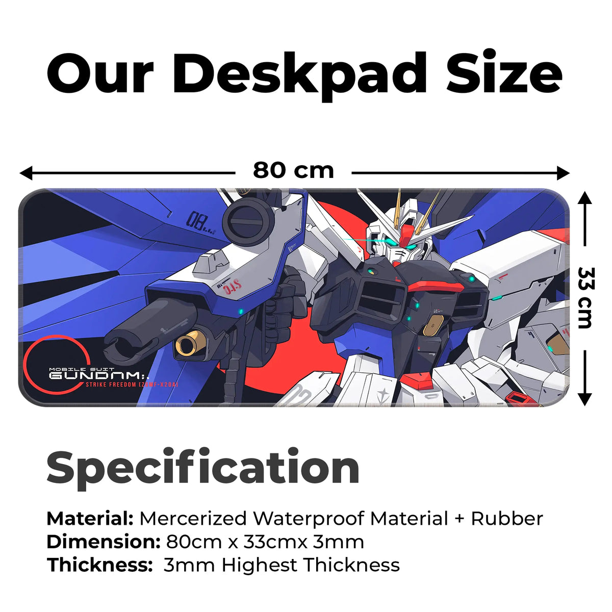 Gundam Strike Freedom Deskmat