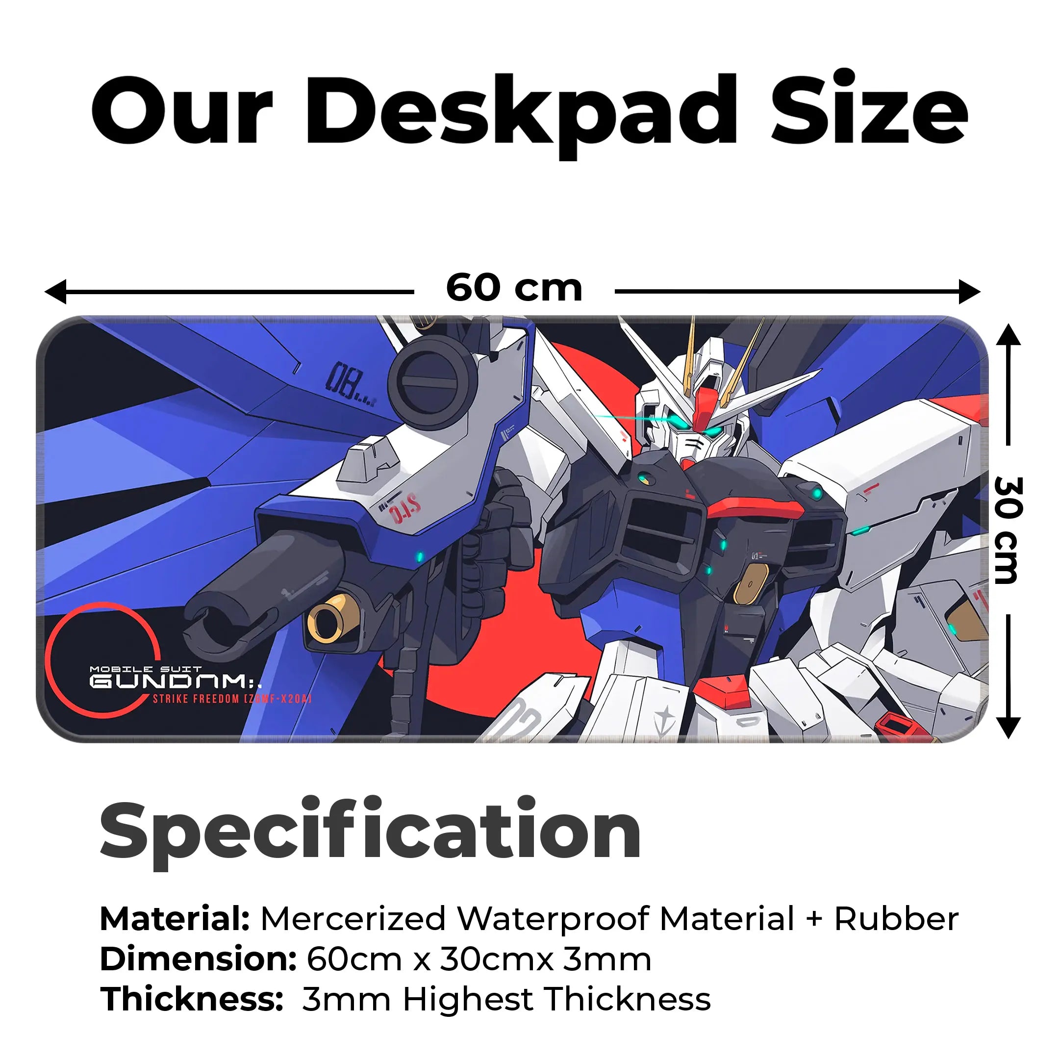 Gundam Strike Freedom Deskmat